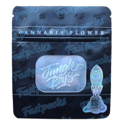 Jungle Boys ~ 3.5G Empty Mylar Bag ~ Inc. Holographic (25+ Strain Labels To Choose From)