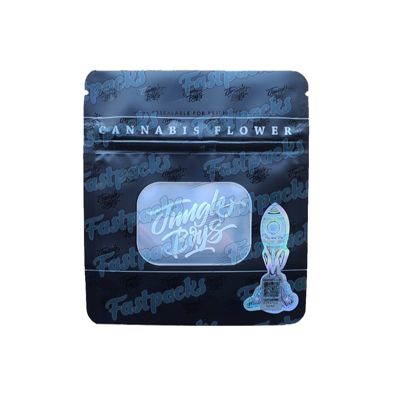 Jungle Boys ~ 3.5G Empty Mylar Bag ~ Inc. Holographic (25+ Strain Labels To Choose From) Jungle Boys ~ 3.5G Empty Mylar Bag ~ Inc. Holographic (25+ Strain Labels To Choose From)