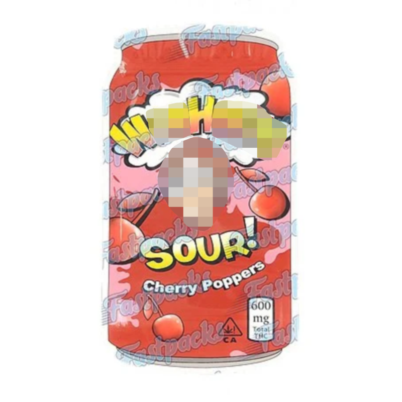 W Heads ~ "Can Shape" 600MG  Die-Cut Empty Mylar Bag (2023) W Heads ~ "Can Shape" 600MG  Die-Cut Empty Mylar Bag (2023)