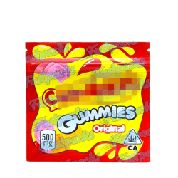 Canna Gummies ~ Bursts ~ 500MG Empty Mylar Bag