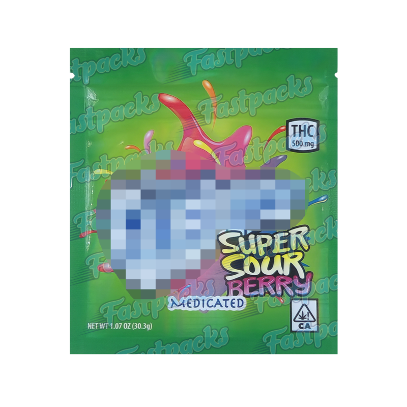 Gushers ~ Fruit Flavors ~ 500MG Empty Mylar Bag Gushers ~ Fruit Flavors ~ 500MG Empty Mylar Bag
