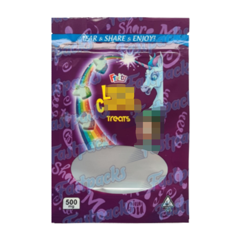 Charmz ~ Unicorn Purple ~ 600MG Empty Mylar Bag Charmz ~ Unicorn Purple ~ 600MG Empty Mylar Bag