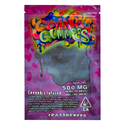 Dank Gummies ~ Purple ~ 500MG Empty Mylar Bag