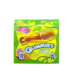 Canna Gummies ~ Bursts ~ 500MG Empty Mylar Bag