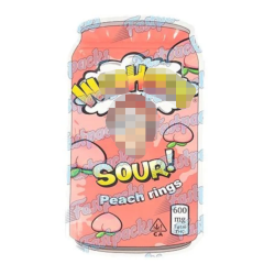 W Heads ~ "Can Shape" 600MG  Die-Cut Empty Mylar Bag (2023)