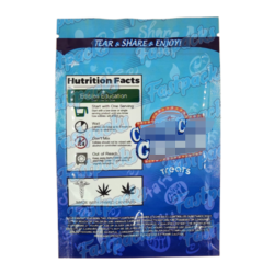 Medicated Cotton Candy Treats ~ 500MG Empty Mylar Bag