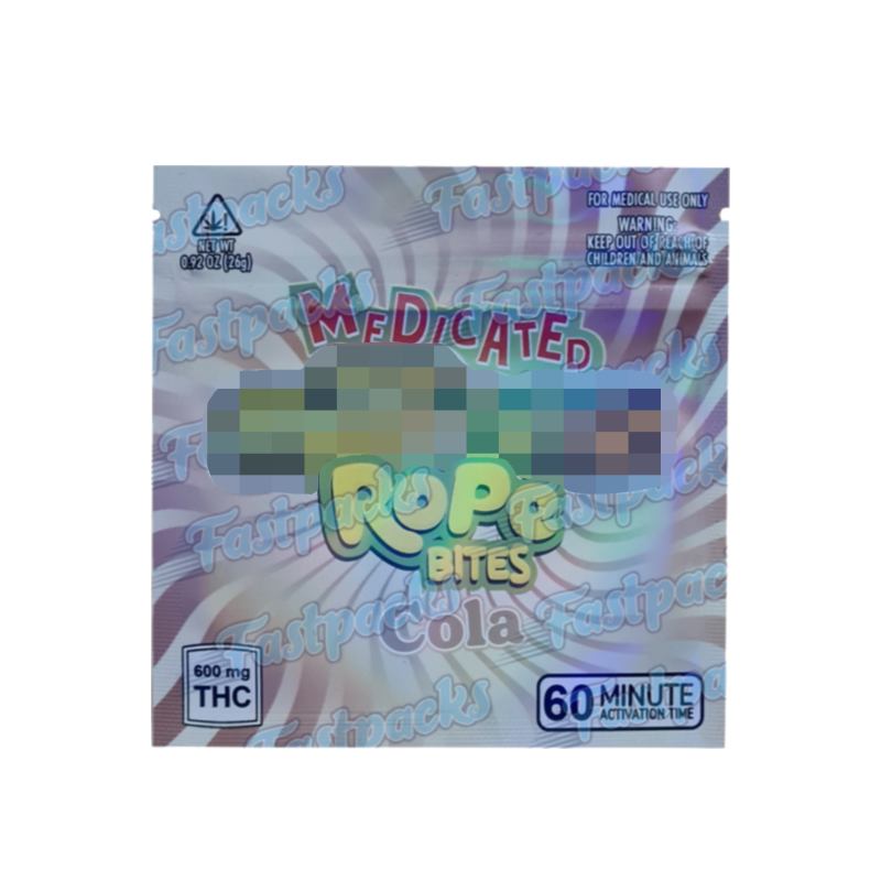 Rope Bites ~ Style 2 ~ 600MG Empty Mylar Bag