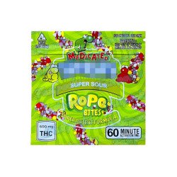 Rope Bites ~ Style 1 ~ 600MG Empty Mylar Bag