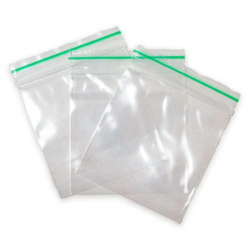 x100 Grip Sealed Plain Reusable Empty Bags ~ Clear ~ Various Sizes
