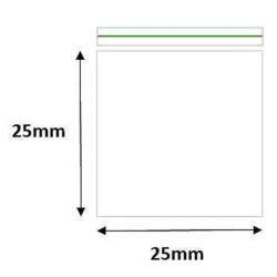x100 Grip Sealed Plain Reusable Empty Bags ~ Clear ~ Various Sizes