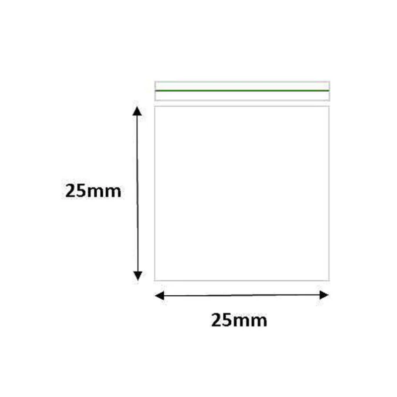 x100 Grip Sealed Plain Reusable Empty Bags ~ Clear ~ Various Sizes