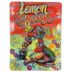 Lemon Cherry Dragon ~ 28G Extra Large 20cmx15cm Empty Mylar Bag
