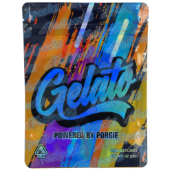 Gelato ~ Powered By Porgie ~ 28G Extra Large 20cmx15cm Empty Mylar Bag