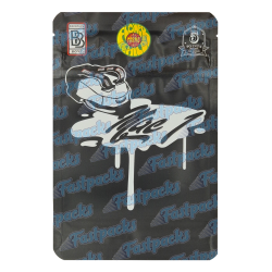 Backpack Boyz x Flower Child Farms ~ Mac 1 ~ 3.5G Empty Mylar Bag