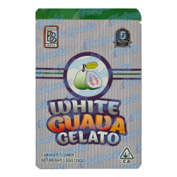 Backpack Boyz ~ White Guava Gelato ~ 3.5G Empty Mylar Bag