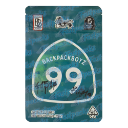 Backpack Boyz x The Smugglers Club ~ 99 ~ 3.5G Empty Mylar Bag