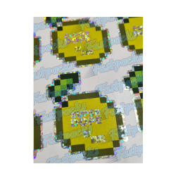 Super Dope ~ Tamper Evident Seal Holographic Stickers ~ x12 Per Sheet (2024)