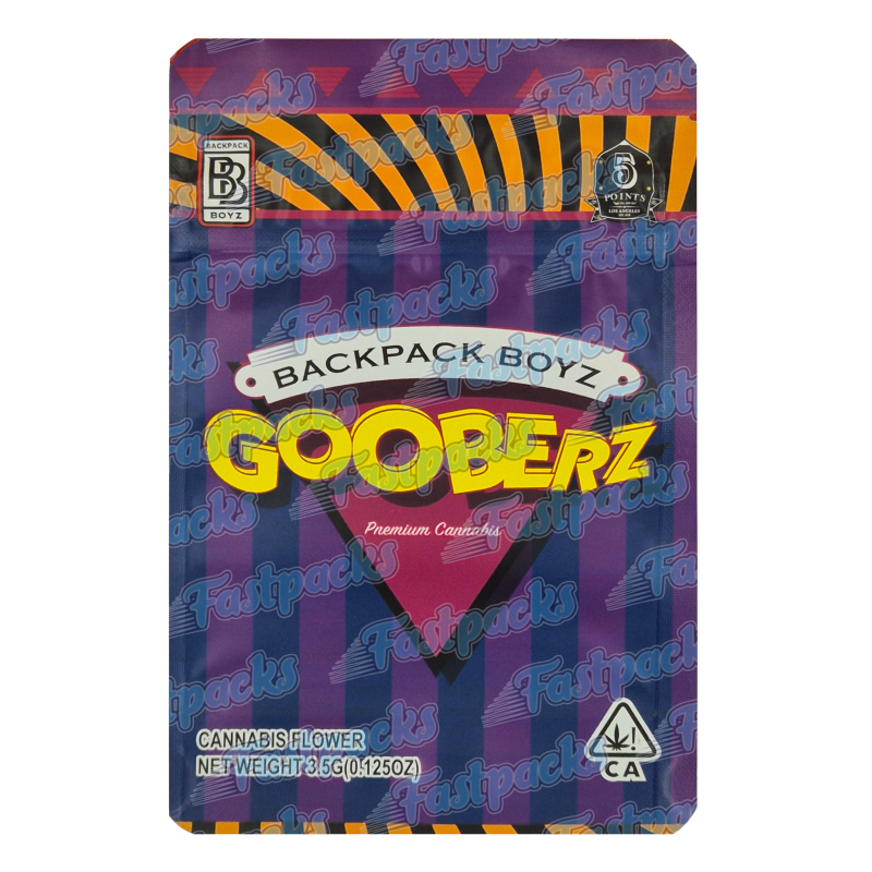 Backpack Boyz ~ Gooberz ~ 3.5G Empty Mylar Bag Backpack Boyz ~ Gooberz ~ 3.5G Empty Mylar Bag