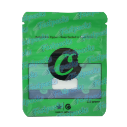 Cookies ~ Green ~ 3.5G Small 8cmx10cm Empty Mylar Bag