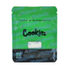 Cookies ~ Green ~ 3.5G Small 8cmx10cm Empty Mylar Bag Cookies ~ Green ~ 3.5G Small 8cmx10cm Empty Mylar Bag