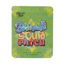 Pressure Pack ~ Bermuda Sour Patch ~ 3.5G Empty Mylar Bag