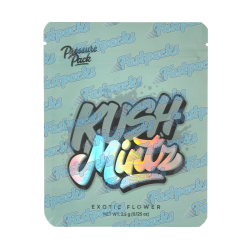 Pressure Pack ~ Kush Mintz ~ 3.5G Empty Mylar Bag