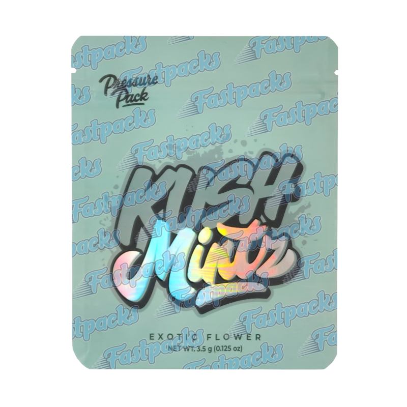 Pressure Pack ~ Kush Mintz ~ 3.5G Empty Mylar Bag Pressure Pack ~ Kush Mintz ~ 3.5G Empty Mylar Bag