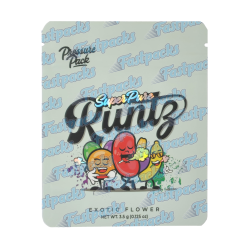 Pressure Pack ~ Super Pure Runtz ~ 3.5G Empty Mylar Bag