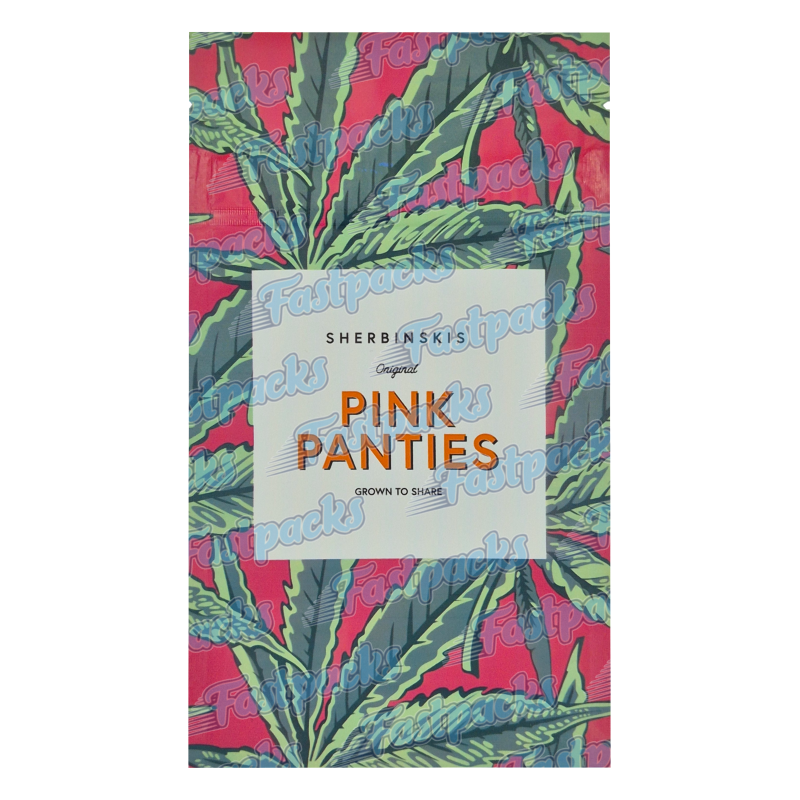 Sherbinskis ~ Pink Panties ~ 3.5G / 7.0G Empty Mylar Bag