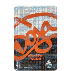 Doja ~ Exclusive Biscotti Helium ~ 3.5G Empty Mylar Bag (2024)