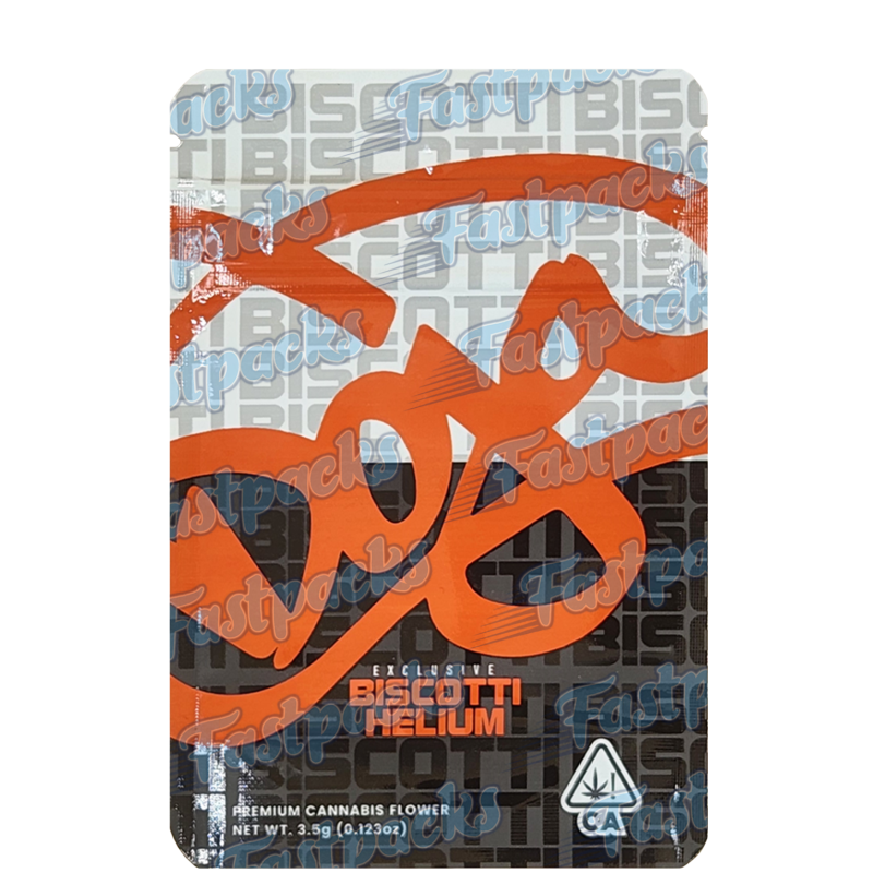 Doja ~ Exclusive Biscotti Helium ~ 3.5G Empty Mylar Bag (2024) Doja ~ Exclusive Biscotti Helium ~ 3.5G Empty Mylar Bag (2024)