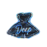 DeepInTheBag_415 ~ Breath Deep ~ 3.5G Die Cut Empty Mylar Bag DeepInTheBag_415 ~ Breath Deep ~ 3.5G Die Cut Empty Mylar Bag