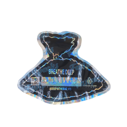 DeepInTheBag_415 ~ Breath Deep ~ 3.5G Die Cut Empty Mylar Bag
