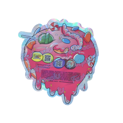 The Candy Shop ~ Candy Donut ~ 3.5G Die Cut Empty Mylar Bag