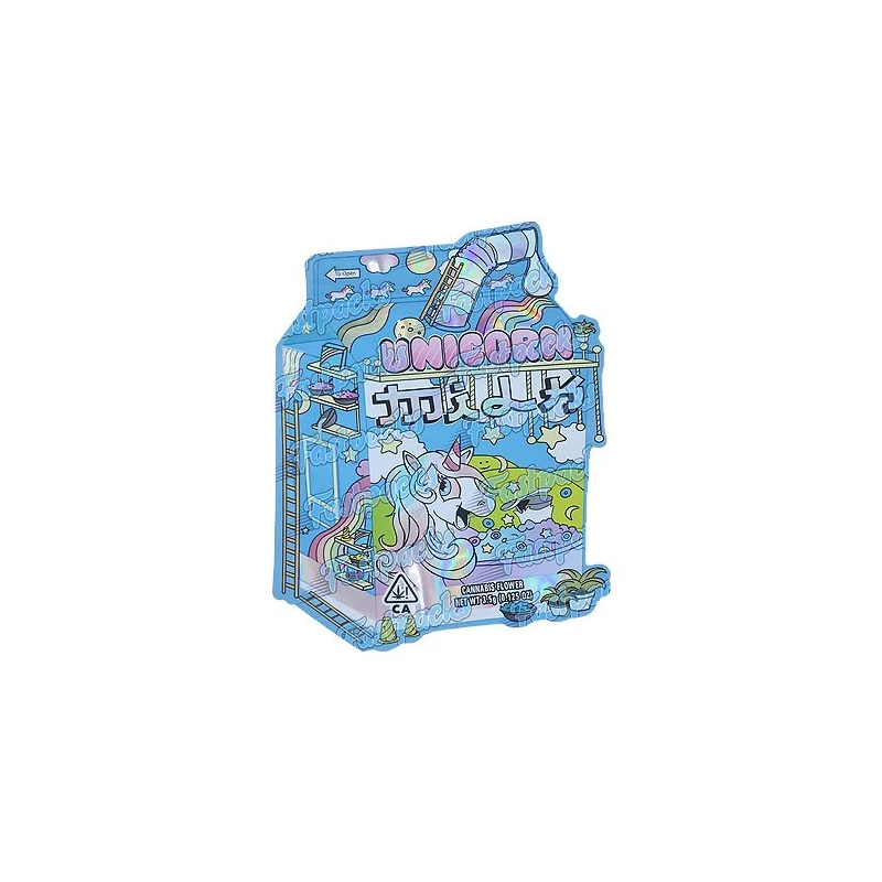 The Candy Shop ~ Unicorn Milk ~ 3.5G Die-Cut Empty Mylar Bag (2023) The Candy Shop ~ Unicorn Milk ~ 3.5G Die-Cut Empty Mylar Bag (2023)