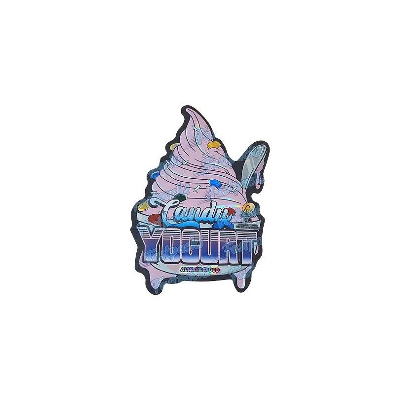 Always Faded ~ Candy Yogurt ~ 3.5G Die-Cut Empty Mylar Bag (2023) Always Faded ~ Candy Yogurt ~ 3.5G Die-Cut Empty Mylar Bag (2023)