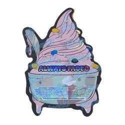 Always Faded ~ Candy Yogurt ~ 3.5G Die-Cut Empty Mylar Bag (2023)