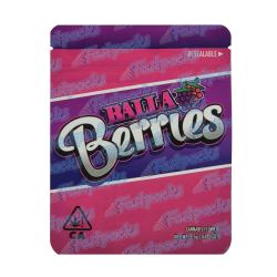 Gas House ~ Balla Berries ~ 3.5G Empty Mylar Bag
