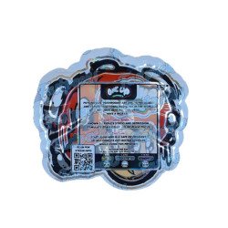 One Up Mushrooms ~ Red Shroomberry ~ Red 2.5G Holographic Die-Cut Empty Mylar Bag (2022)
