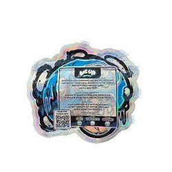 One Up Mushrooms ~ Blue Schnozberry ~ Blue 2.5G Holographic Die-Cut Empty Mylar Bag (2022)