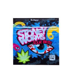 The Original Stoney Worms ~ Sour Brite ~ 400MG Empty Mylar Bag