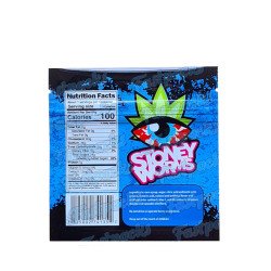 The Original Stoney Worms ~ Sour Brite ~ 400MG Empty Mylar Bag