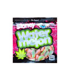 The Original Stoney Worms ~ Watermelon ~ 400MG Empty Mylar Bag