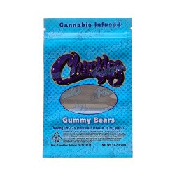 Chuckles ~ Gummy Bears ~ 400MG (Date On Pack - 26/12/21) Empty Mylar Bag