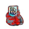 Backpack Boyz ~ Original Red ~ 3.5G Die-Cut Empty Mylar Bag Backpack Boyz ~ Original Red ~ 3.5G Die-Cut Empty Mylar Bag