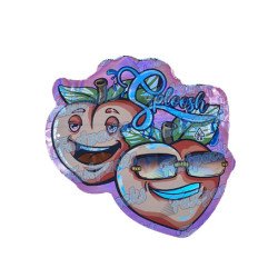 Sherbmoney ~ Sploosh ~ 3.5G Holographic Die-Cut Empty Mylar Bag