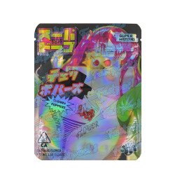 Super Dope ~ Super Hentai Cherry Popperz Edition 1 ~ Smooth Touch 3.5G Holographic Empty Mylar Bag (2022)