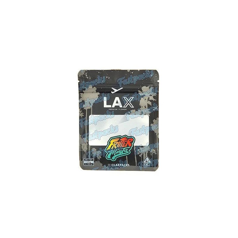 LAX ~ Fritter Mints ~ 3.5G Empty Mylar Bag LAX ~ Fritter Mints ~ 3.5G Empty Mylar Bag