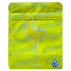 Wonderbrett ~ Lemon Oz Kush ~ 3.5G Empty Mylar Bag