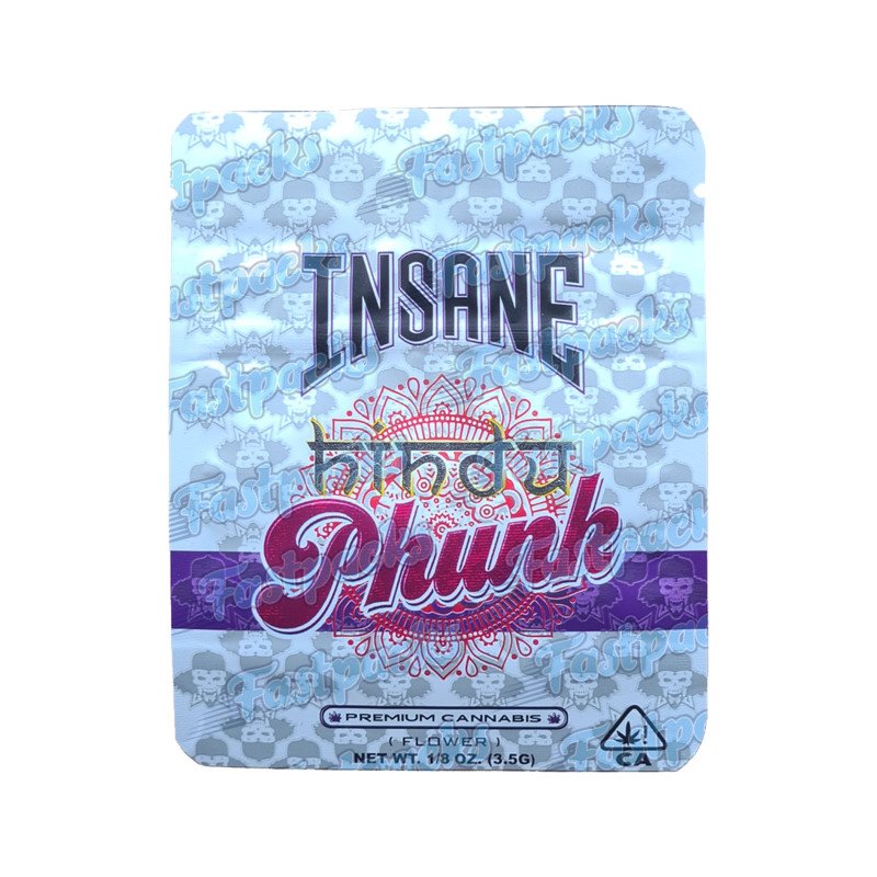 Insane OG ~ Phunk ~ 3.5G Empty Mylar Bag Insane OG ~ Phunk ~ 3.5G Empty Mylar Bag